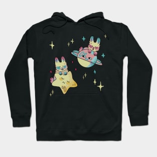 funny cute bunnies Hoodie